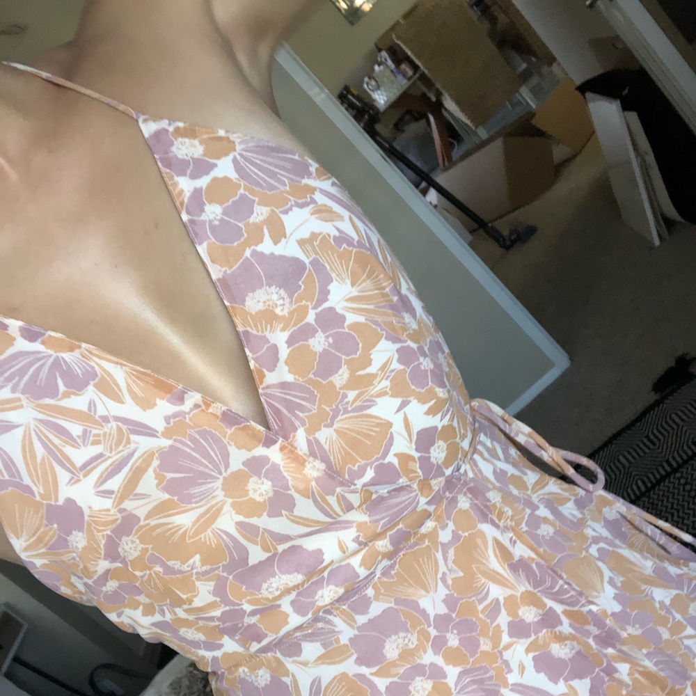ASTR the Label floral wrap dress